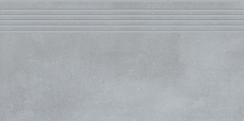 VELVET CONCRETE LIGHT GREY STEPTREAD MATT RECT 30X60